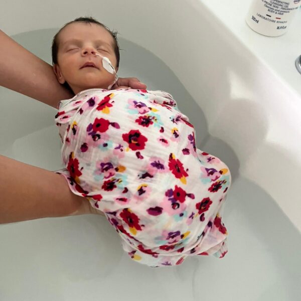 Gabriela being held in hospital.